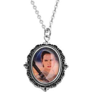 Jewelry Episode 7 Rey Stainless Steel Cameo Pendant Necklace,
